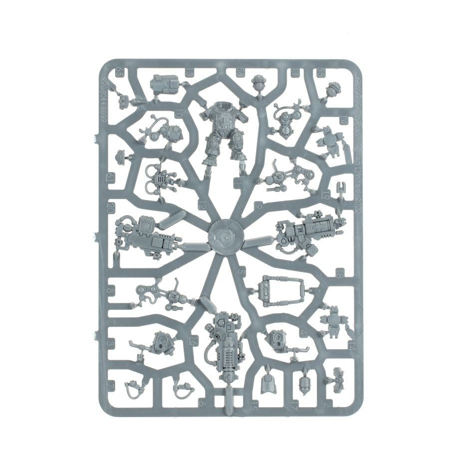 Games Workshop Combat Patrol: Leagues of Votann unpainted plastic sprue, frame 4 of 9
