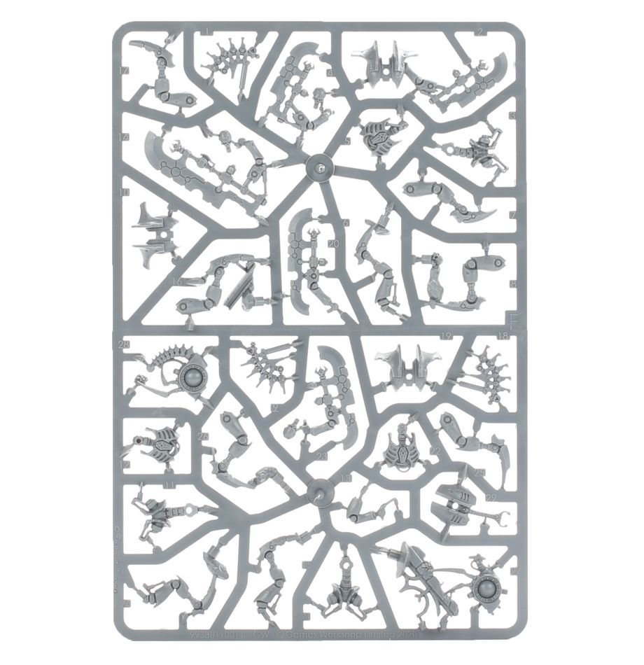 Combat Patrol: Necrons sprue contents - Loaded Dice