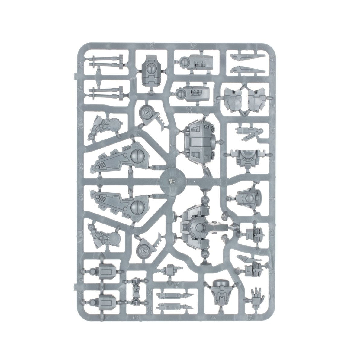 Combat Patrol: T'au Empire unpainted plastic sprue, frame 2 of 13