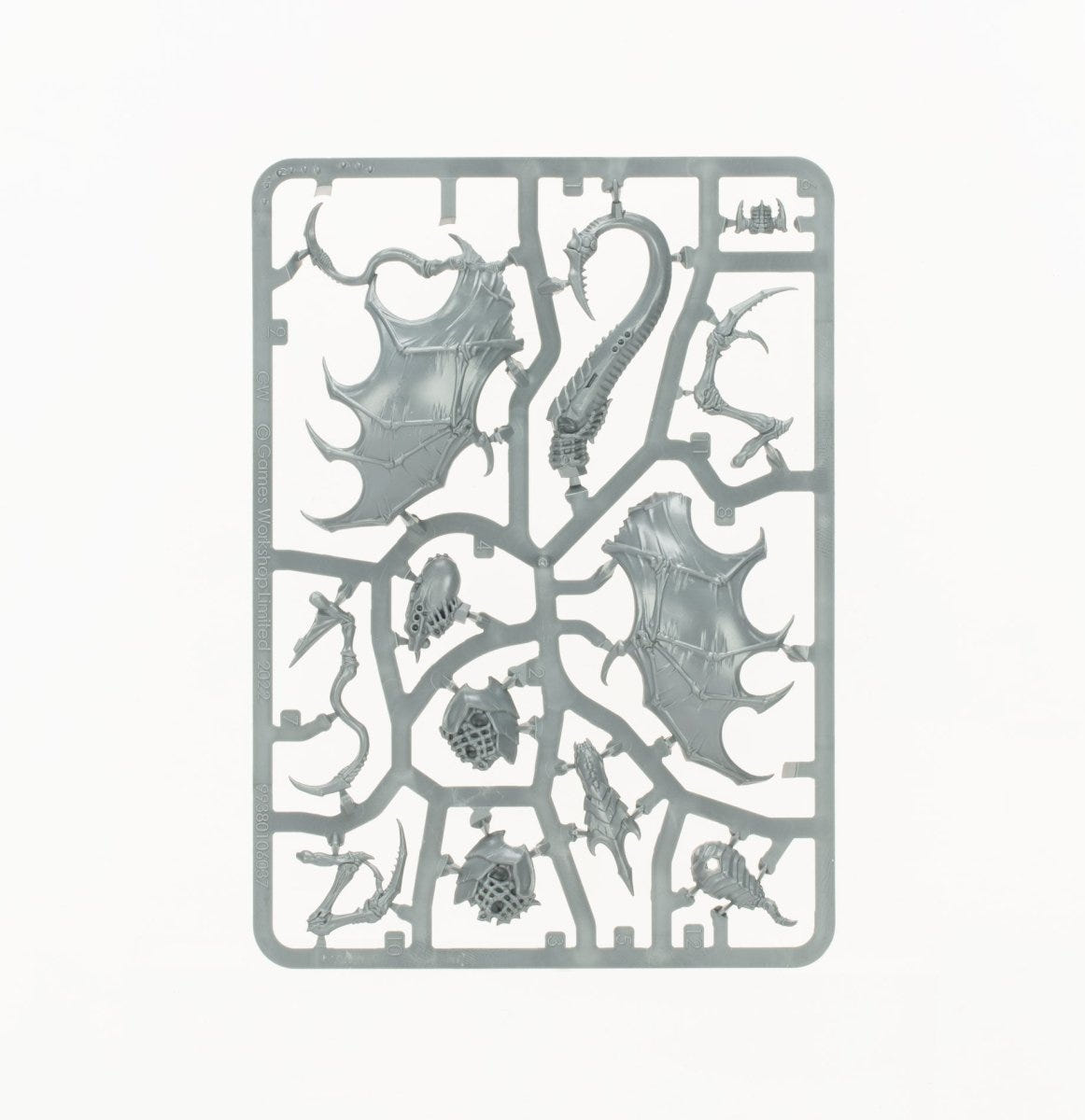 Combat Patrol: Tyranid Assault Brood unpainted plastic sprue, frame 1 of 10