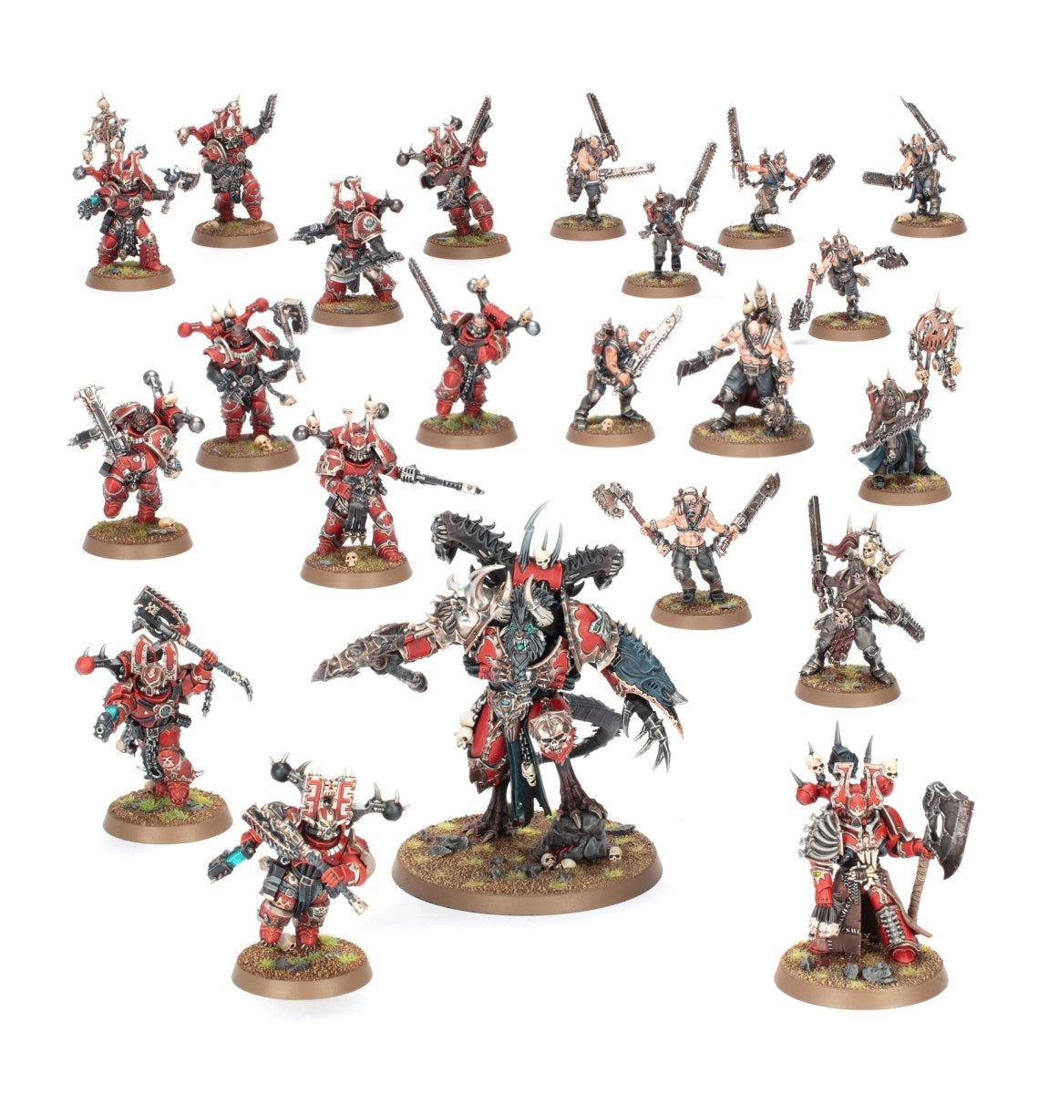 Full Combat Patrol: World Eaters painted force, alternative group shot