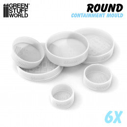 Containment Molds for Round Bases - Loaded Dice
