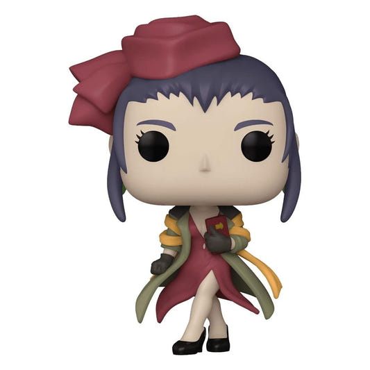 Funko Pop! Animation Cowboy Bebop Faye Valentine vinyl figure in a red hat and dress