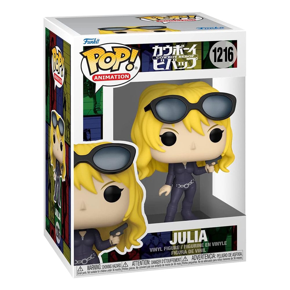 Funko Pop! Animation Cowboy Bebop Julia vinyl figure 1216 in its window box packaging