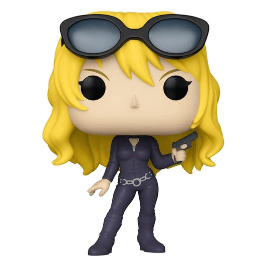 Funko Pop! Animation Cowboy Bebop Julia vinyl figure with sunglasses and pistol, out of the box