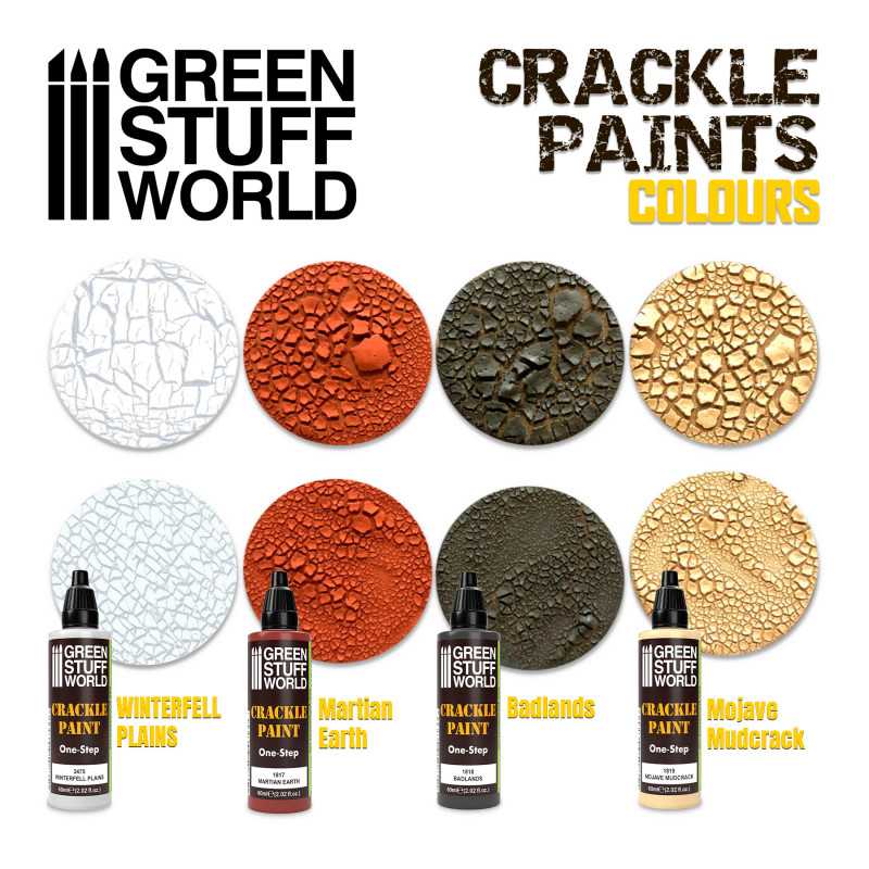 Green Stuff World Crackle Paint - Badlands 60ml - Loaded Dice
