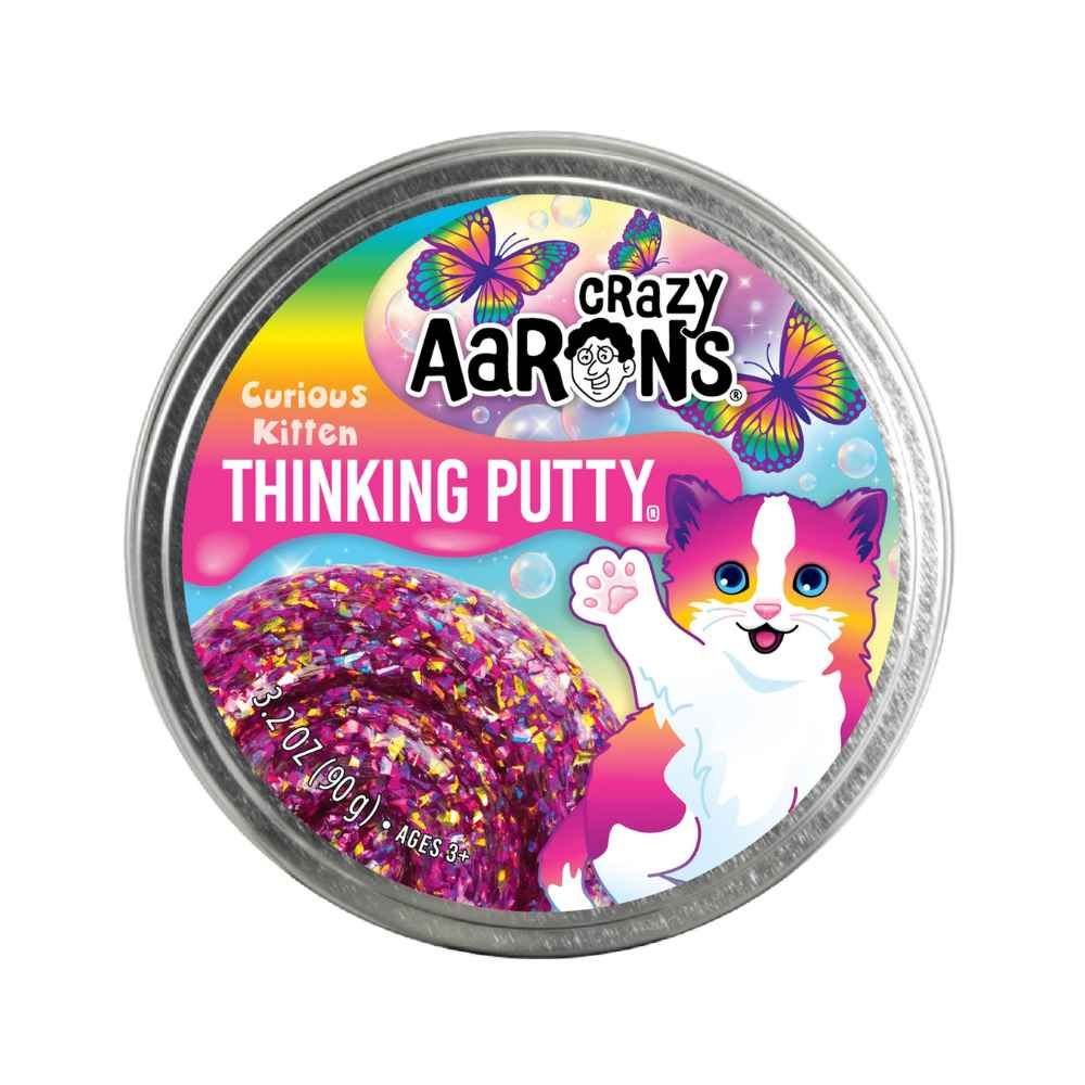 Crazy Aarons - Curious Kitten Thinking Putty - Loaded Dice