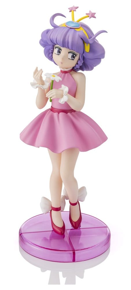 Bandai Tamashii Nations Adokenette Creamy Mami figure in pink dress holding a flower, front view