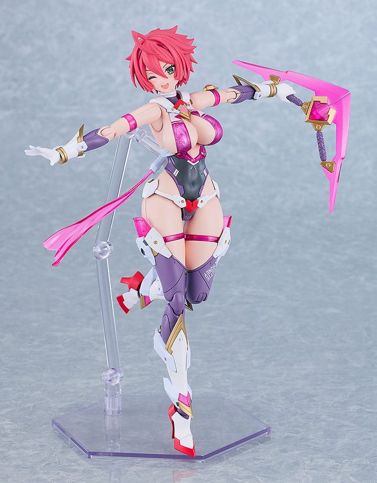 Cutie Honey PLAMATEA kit wielding the split boomerang blades