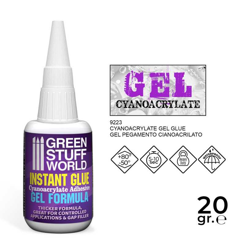 Green Stuff World Cyanoacrylate GEL Glue 20gr - Loaded Dice