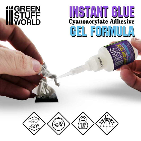 Green Stuff World Cyanoacrylate GEL Glue 20gr - Loaded Dice