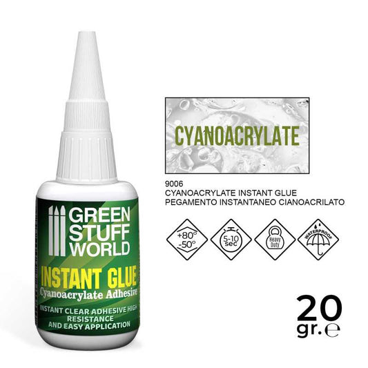 Green Stuff World Instant Glue Cyanoacrylate Glue 20gr - Loaded Dice
