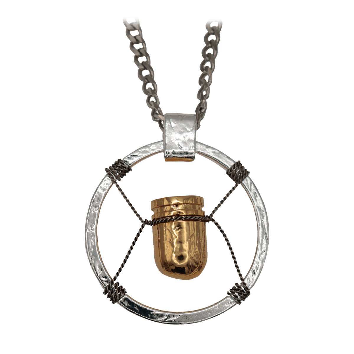 Cyberpunk 2077 - V’s Bullet Necklace – Precious Metal Variant - Loaded Dice