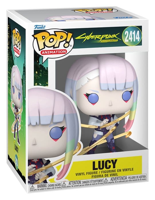Cyberpunk: Edgerunners Funko Pop! Animation Lucy 2414 vinyl figure in its window box