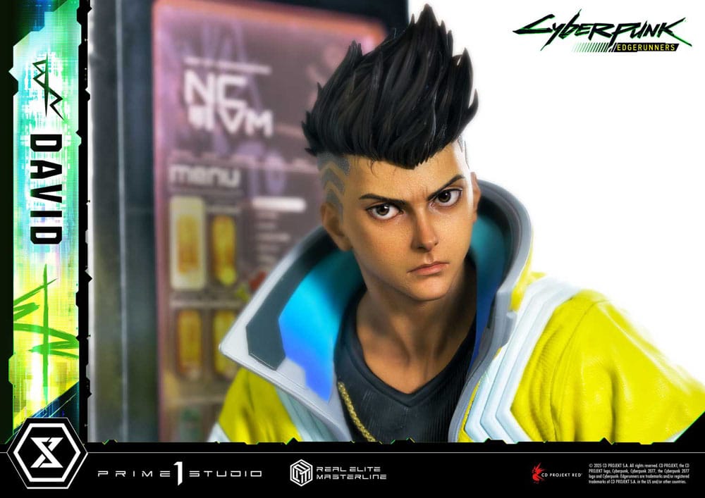 Cyberpunk: Edgerunners Real Elite Masterline Series Statue 1/4 David Bonus Version 58 cm