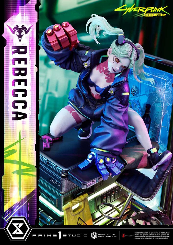 Cyberpunk: Edgerunners Real Elite Masterline Series Statue 1/4 Rebecca 54 cm