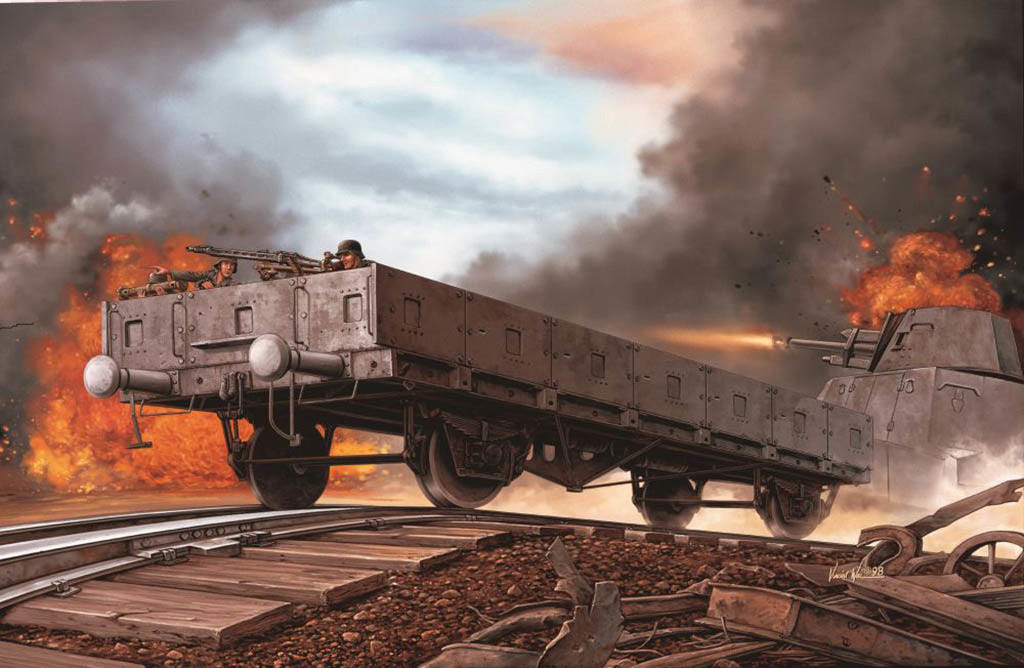 Dragon 1:35 German Railway Flatbed - D6085