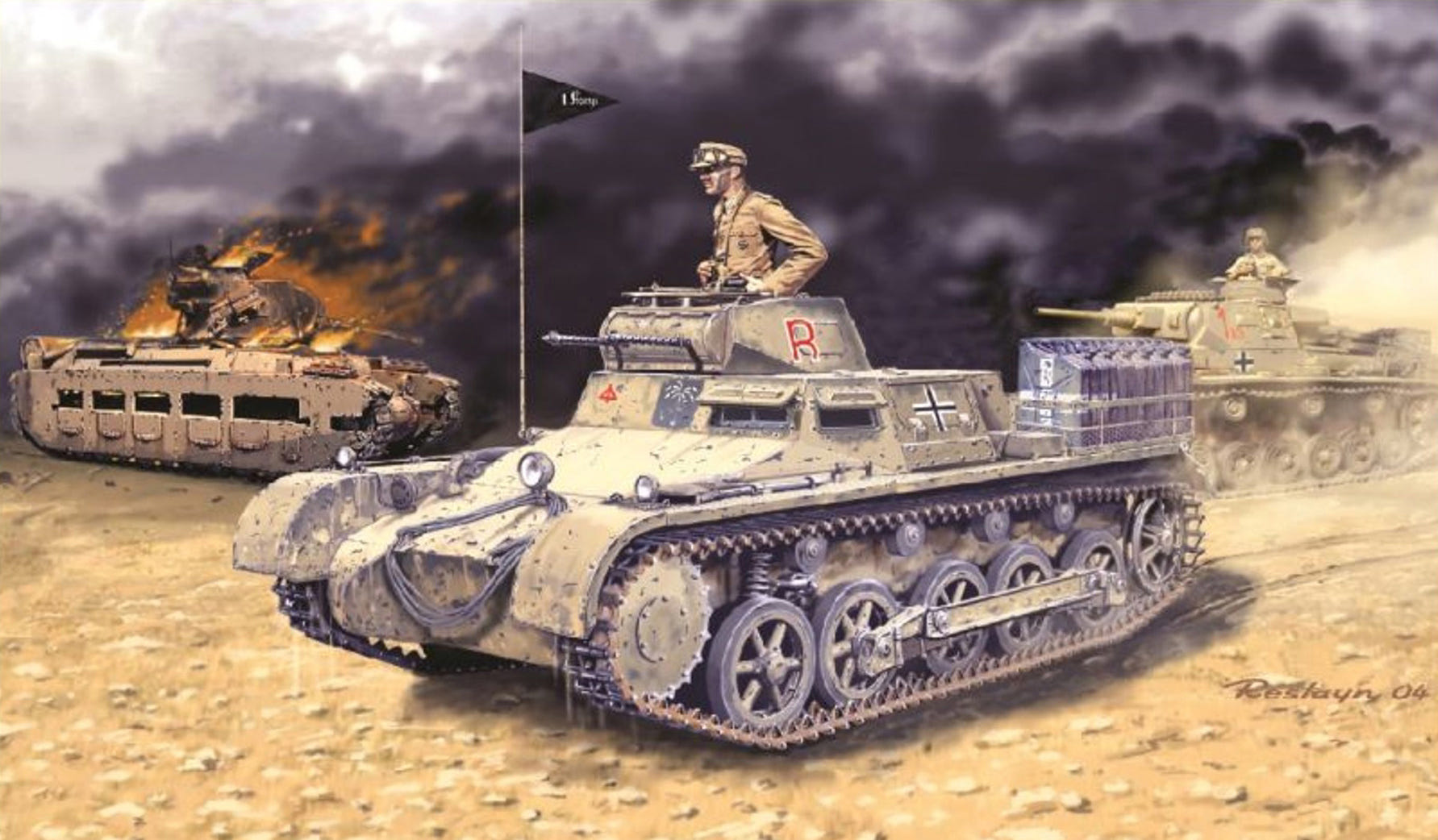 Dragon 1:35 Pz.Kpfw.I Ausf.B DAK Version - D6207