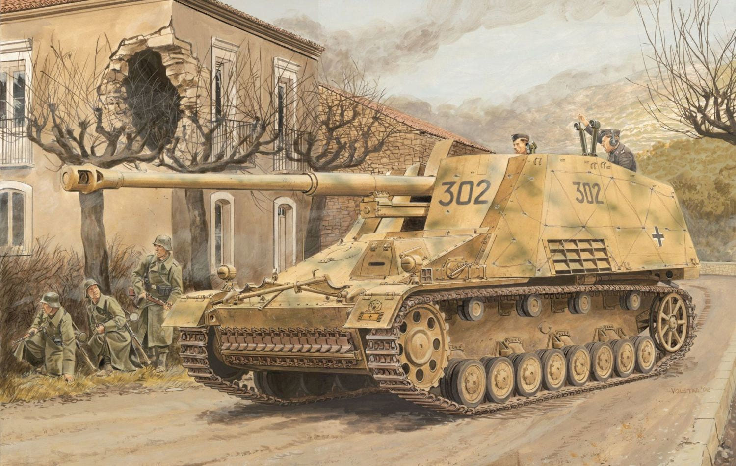 Dragon 1:35 Sd.Kfz.164 Hornisse (Nashorn, Early Variant) - D6414