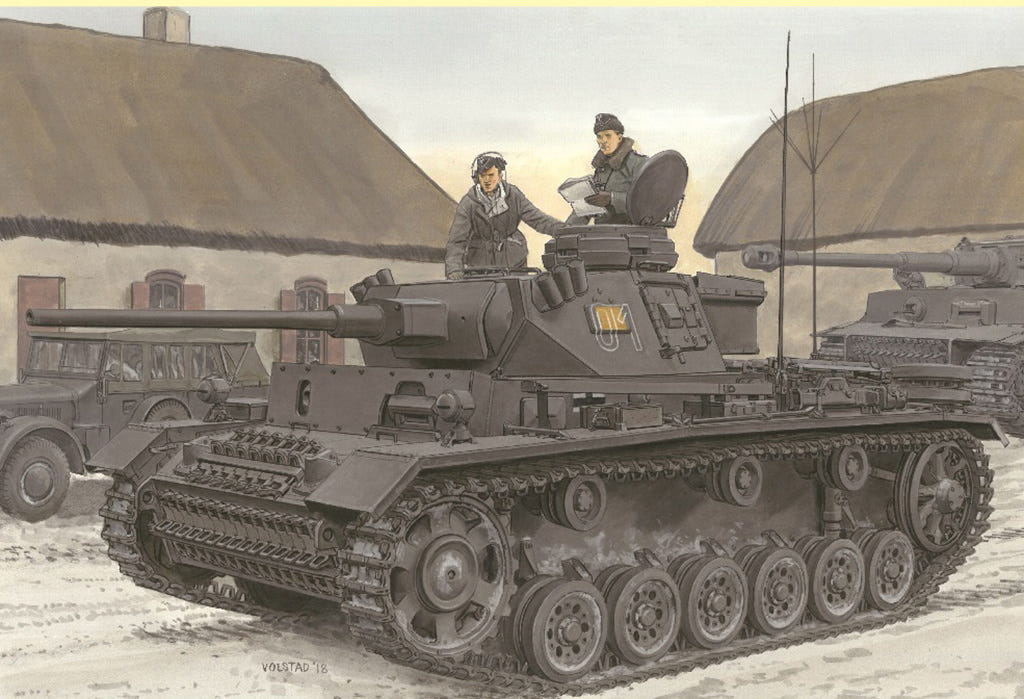 Dragon 1:35 Pz.Bef.Wg.III Ausf.K (2024 Upgrade Version) - D6853