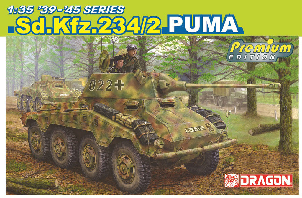 Dragon 1:35 Sd.Kfz.234/2 Puma (2024 upgrade version) - D6943