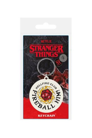 Stranger Things 4 Rubber Keychain Fireball Him 6cm - Loaded Dice Barry Vale of Glamorgan CF64 3HD