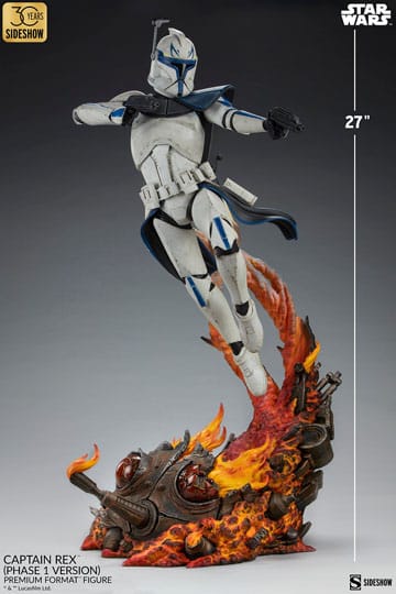 Star Wars Premium Format Figure Captain Rex (Phase 1 Version) Sideshow Exclusive 68 cm - Loaded Dice