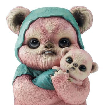Star Wars Designer Statue Ewok by Mab Graves Pink Variant 18 cm - Loaded Dice