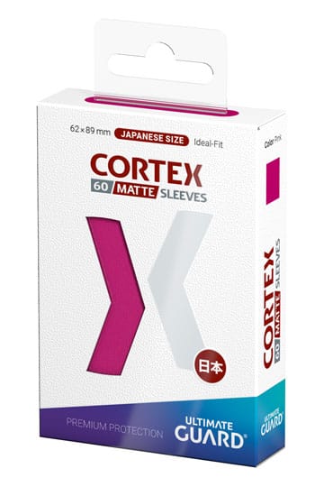 Ultimate Guard Cortex Sleeves Matte Japanese Size (60) - Pink - Loaded Dice