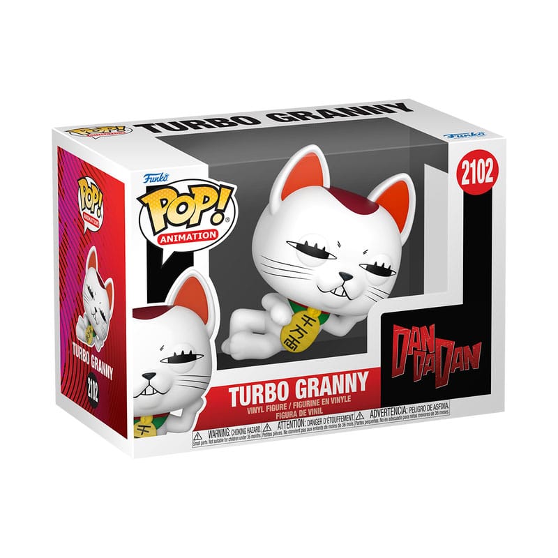 Funko Pop! Animation Turbo Granny no. 2102 in Dandadan window box packaging