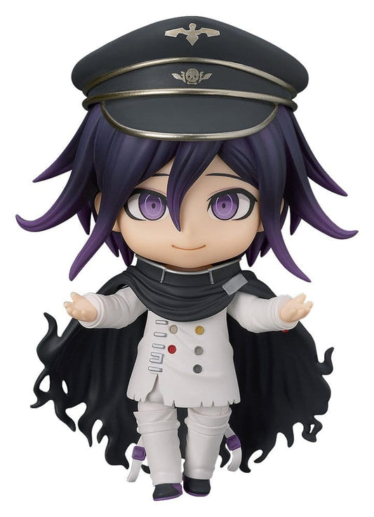 Good Smile Company Nendoroid Kokichi Oma figure from Danganronpa V3 in peaked cap and white outfit
