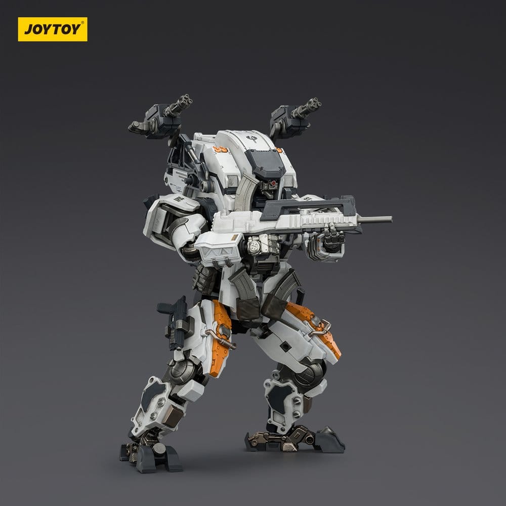 JoyToy Dark Source APOC DragonFang Assault Mech 17 cm figure aiming rifle, dark background