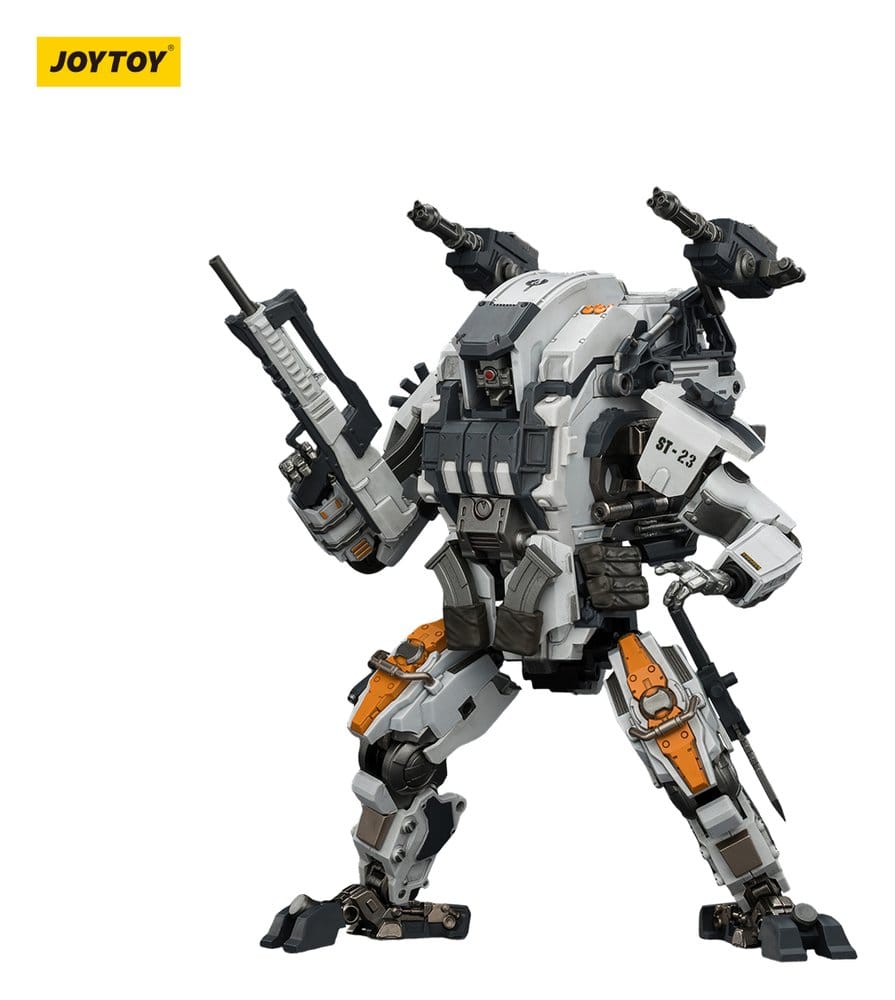 JoyToy Dark Source APOC DragonFang Assault Mech 17 cm figure holding rifle, white background