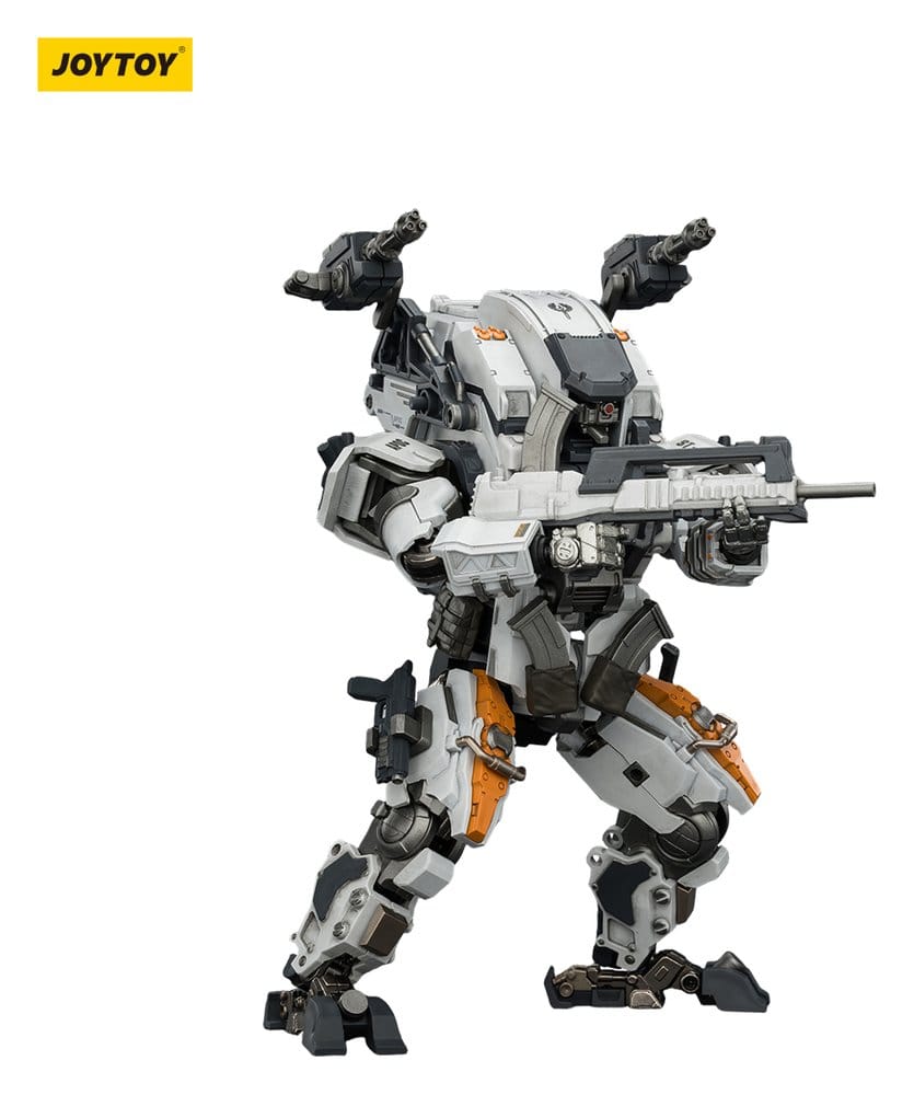 JoyToy Dark Source APOC DragonFang Assault Mech 17 cm figure aiming rifle, white background