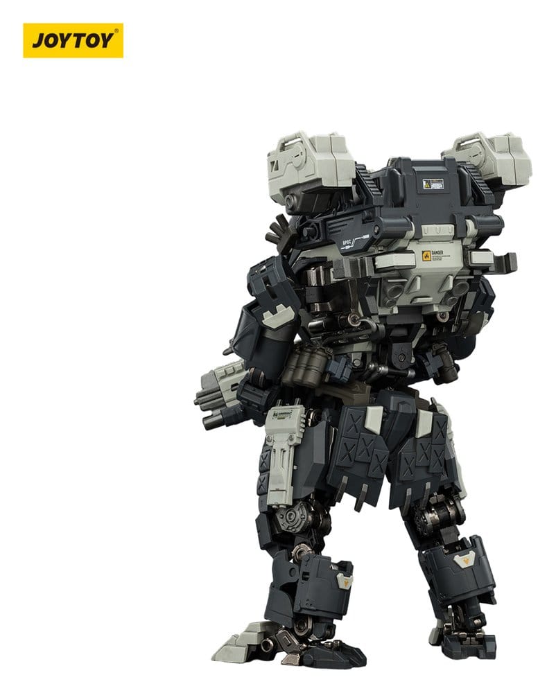 JoyToy Dark Source APOC ThorFire Strike Mech figure, rear three-quarter view on white