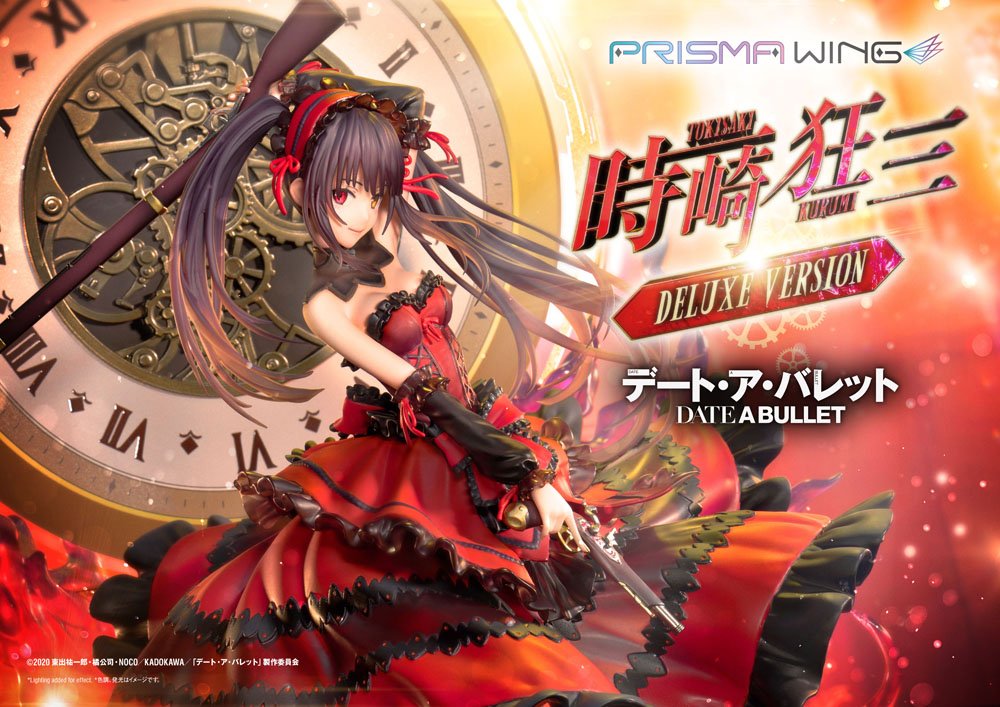 Date A Bullet Kurumi Tokisaki Deluxe Prisma Wing banner with giant clock face