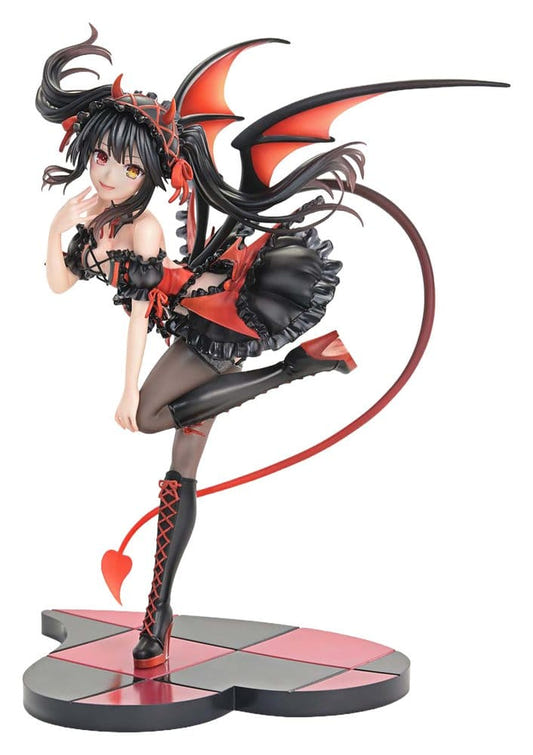 Prime 1 Studio Prisma Wing Kurumi Tokisaki Succubus 1/7 statue on one leg, front view