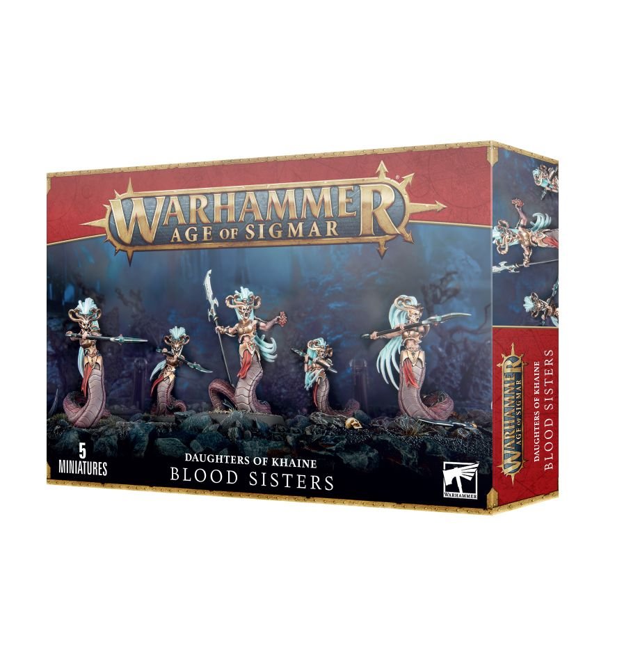 Games Workshop Daughters of Khaine Blood Sisters box, Warhammer Age of Sigmar, 5 miniatures