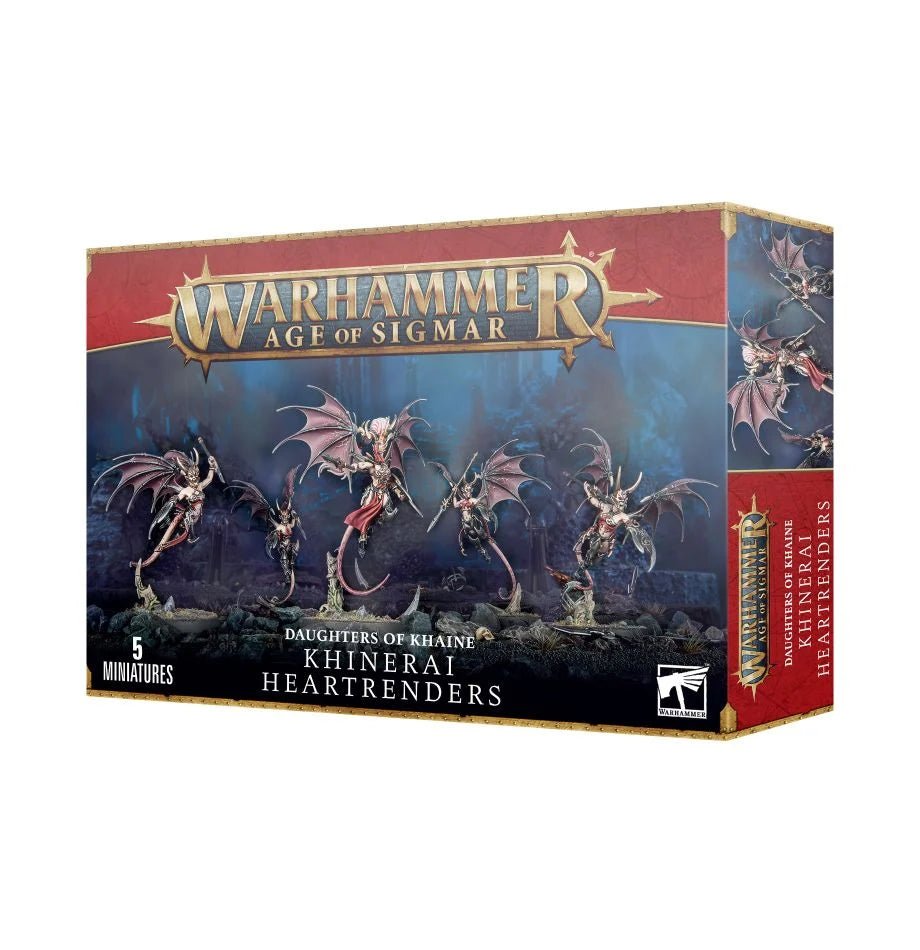 Games Workshop Age of Sigmar Daughters of Khaine Khinerai Heartrenders box, 5 miniatures