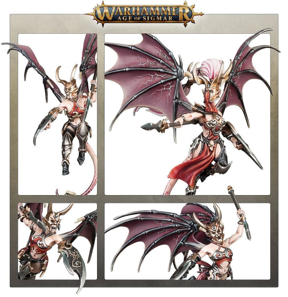 Daughters of Khaine: Khinerai Heartrenders model detail - Loaded Dice