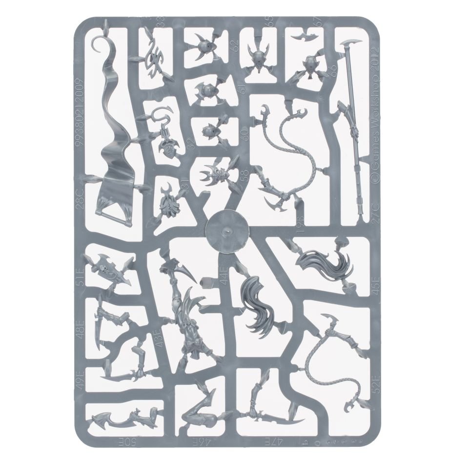 Daughters of Khaine: Witch Aelves sprue contents - Loaded Dice