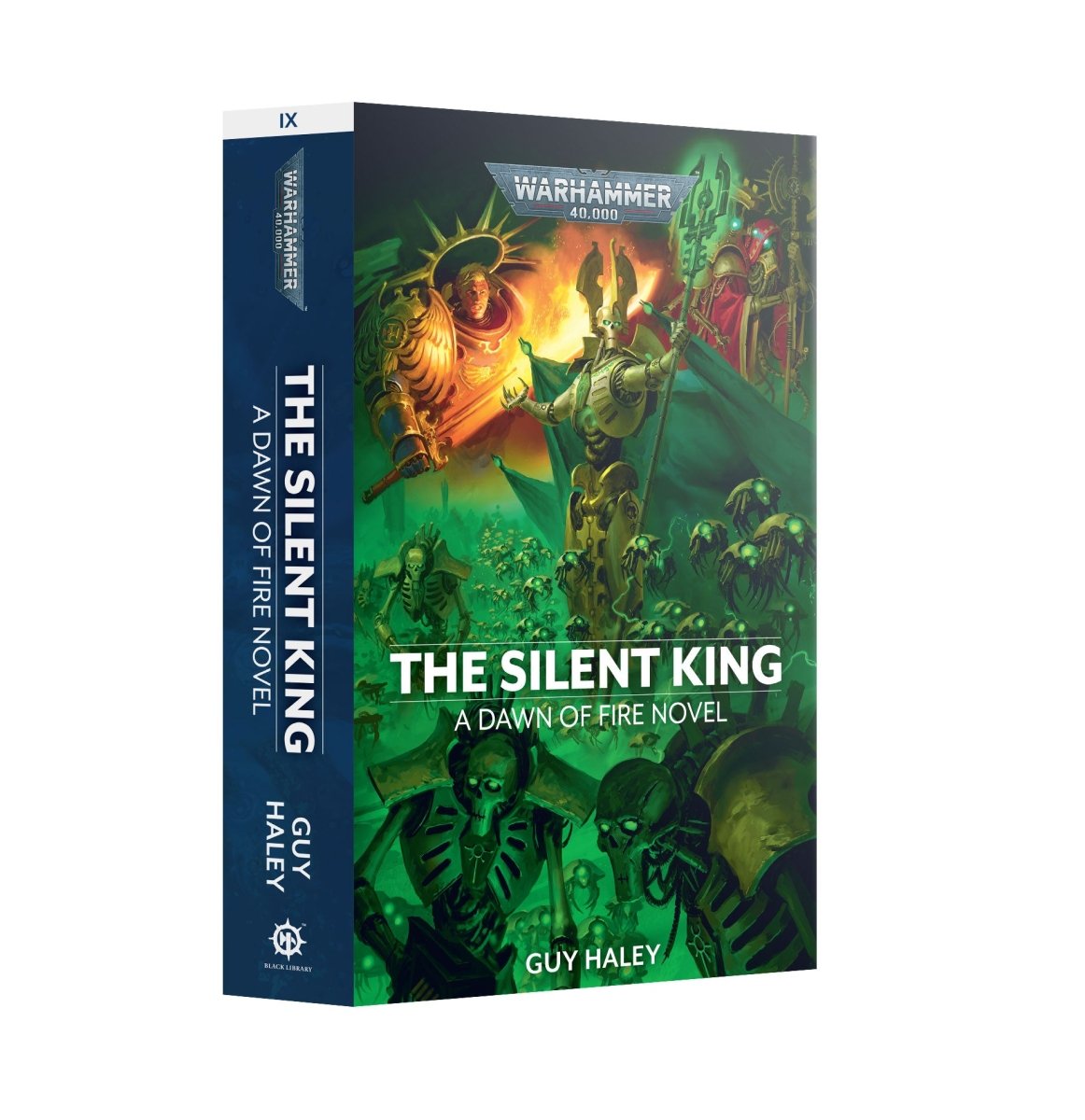 Black Library The Silent King, A Dawn of Fire Novel by Guy Haley, Warhammer 40,000 paperback cover