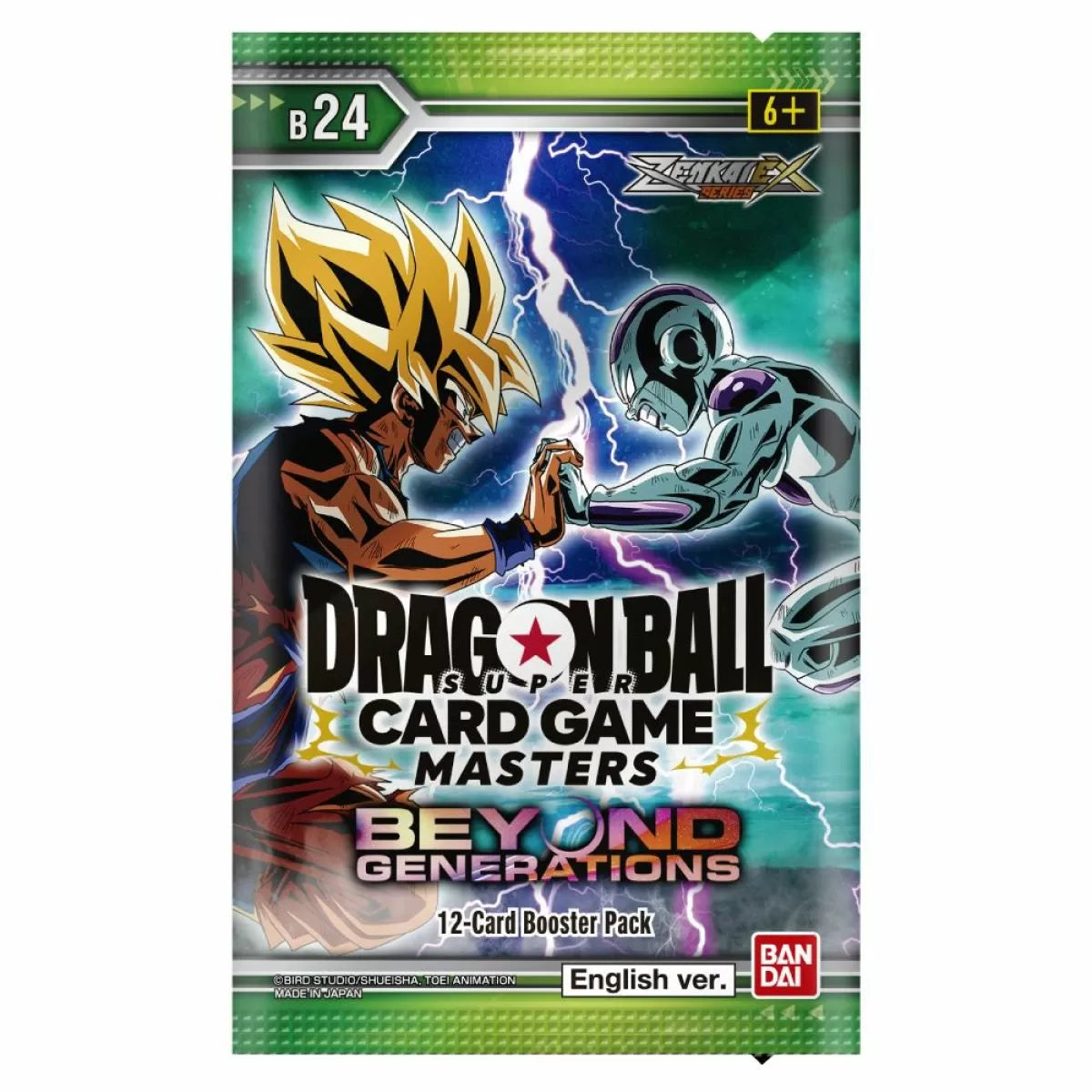Dragon Ball Super Card Game Masters - Zenkai Series EX Set 07 Booster Pack B24 - Loaded Dice