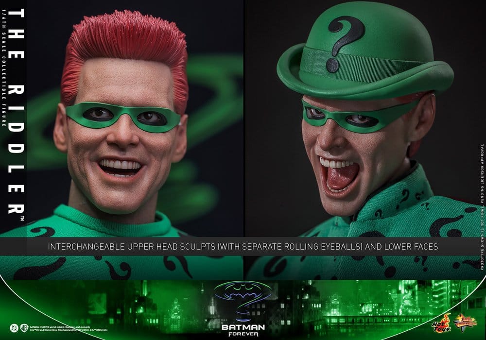 DC Comics Batman Forever Movie Masterpiece Action Figure 1/6 Riddler 31 cm