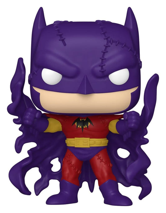 Funko POP! Heroes The Batman of Zur-En-Arrh vinyl figure in purple cowl and cape with red suit