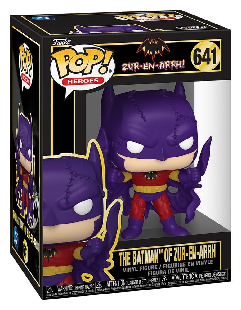 DC Comics Funko POP! Heroes 641 The Batman of Zur-En-Arrh vinyl figure in its black display box