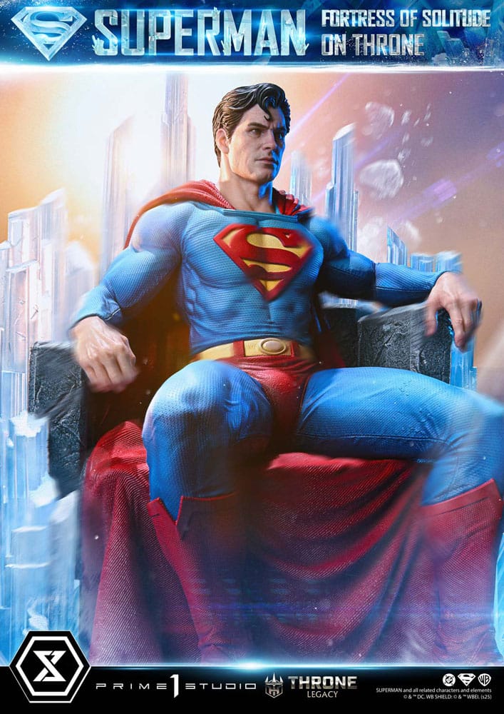 DC Comics Throne Legacy Collection Statue Statue 1/4 Superman Fortress of Solitude on Throne (Design by Gabriele Dell'Otto) 52 cm