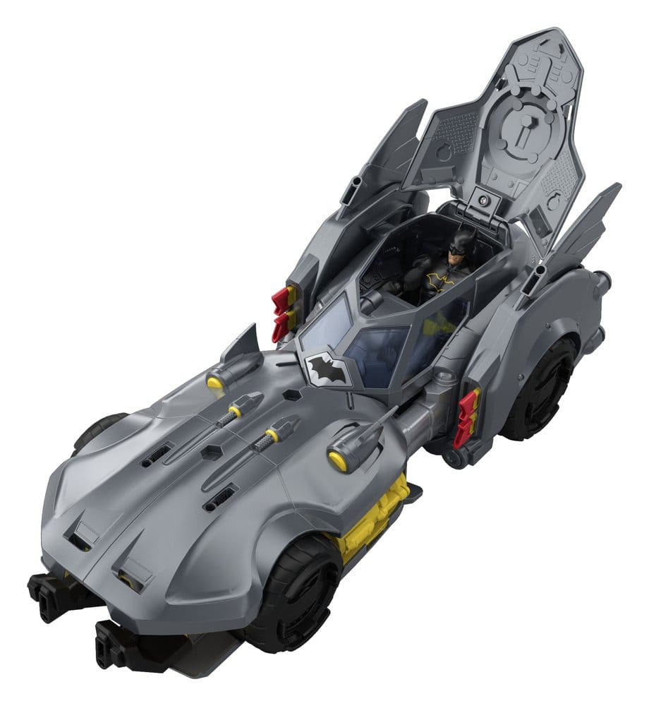 DC Premier Batmobile with the canopy flipped open to show the cockpit, Mattel Batlink