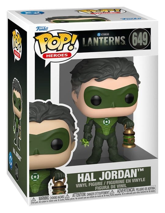 Funko DC Studios Lanterns POP! Heroes Hal Jordan vinyl figure in window box, number 649