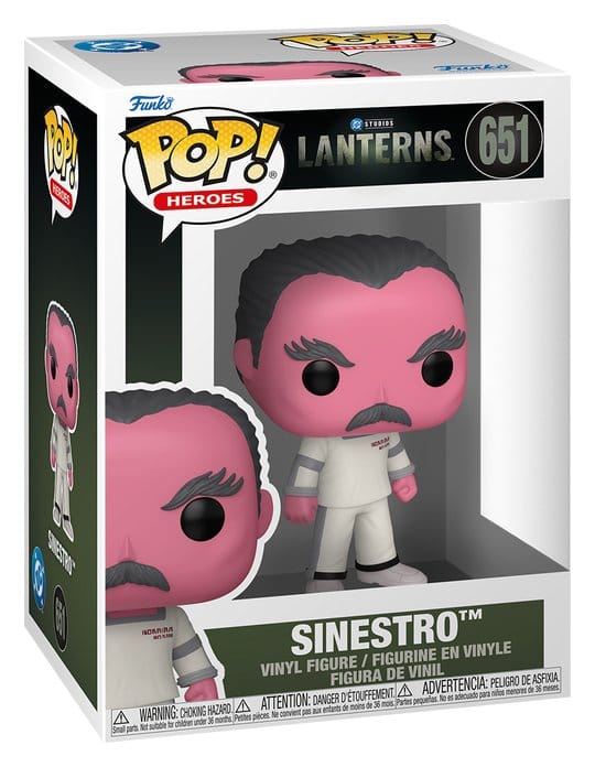 Funko DC Studios Lanterns POP! Heroes Sinestro vinyl figure in window box, number 651
